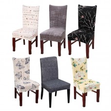 1 unid durable poliéster spandex estiramiento flores bule silla cubierta colorida del banquete de boda decoración del comedor asiento de la silla ali-91240227